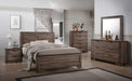 Myco Furniture - Audrey 6 Piece Queen Bedroom Set in Brown - AU840-Q-6SET - GreatFurnitureDeal