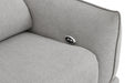 VIG Furniture - Divani Casa Austria Modern Grey 3-Seater Fabric Sofa w- Electric Recliners - VGKNE9178-GRY-3S - GreatFurnitureDeal