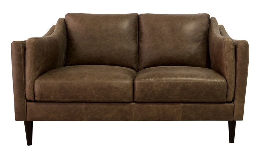 Mariano Italian Leather Furniture - Ava Loveseat in Bomber Tan - AVA-L - GreatFurnitureDeal