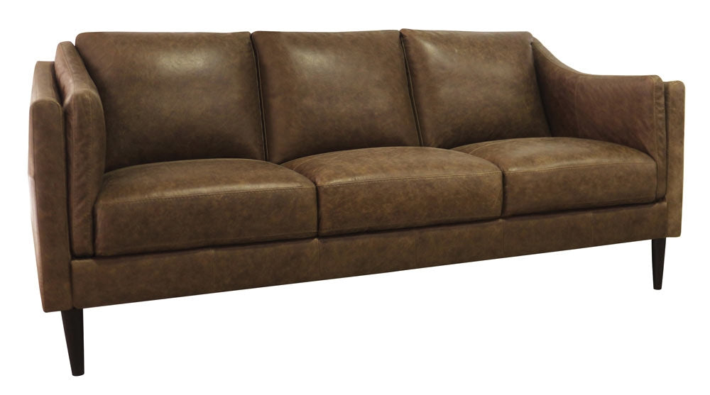 Mariano Italian Leather Furniture - Ava Sofa & Chair Set in Bomber Tan - AVA-SC - GreatFurnitureDeal
