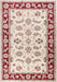 KAS Oriental Rugs - Avalon Ivory/Red Mahal Area Rugs - KAS5613