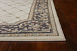 KAS Oriental Rugs - Avalon Ivory/Grey Courtyard Area Rugs - KAS5614