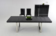 VIG Furniture - Skyline - Modern Black Crocodile Lacquer Dining Table - VGUNAC803-255-B - GreatFurnitureDeal