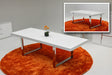 VIG Furniture - A&X Skyline White Crocodile Extendable Dining Table - VGUNAC803-255 - GreatFurnitureDeal