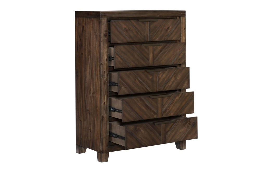 Homelegance - Parnell Chest in Distressed Espresso - 1648-9 - GreatFurnitureDeal