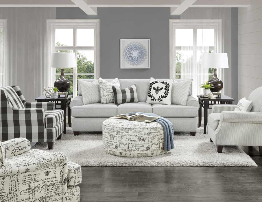Southern Home Furnishings - Dizzy Sleeper in Multi - 39-04KP Dizzy Iron Queen Sleep Sofa - GreatFurnitureDeal