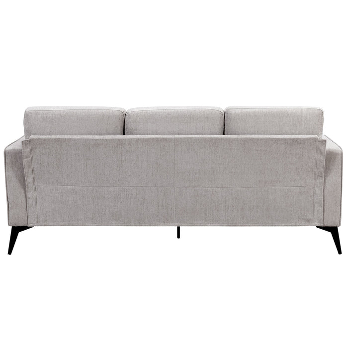 GFD Home -[VIDEO provided] [New]Modern 3-Piece Sofa Sets with Sturdy Metal Legs,Chenille Upholstered Couches Sets Including 3-Seat Sofa, Loveseat and Single Chair for Living Room Furniture Set (1+2+3 Seat) - GreatFurnitureDeal