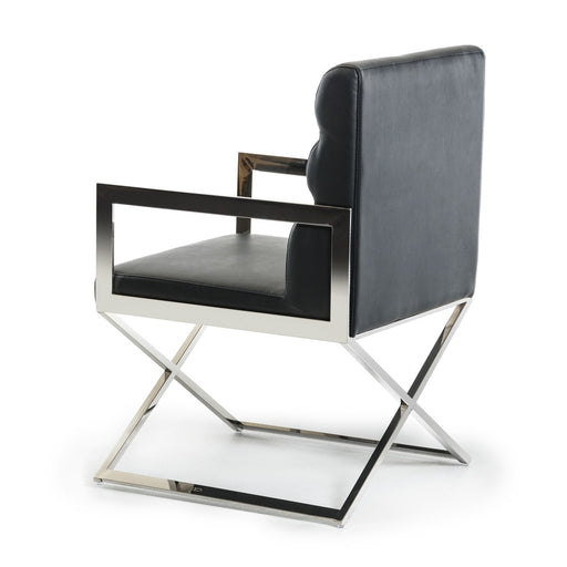 Vig Furniture - Modrest Capra Modern Black Leatherette Dining Chair (Set of 2) - VGVCB8108VG-BLK - GreatFurnitureDeal