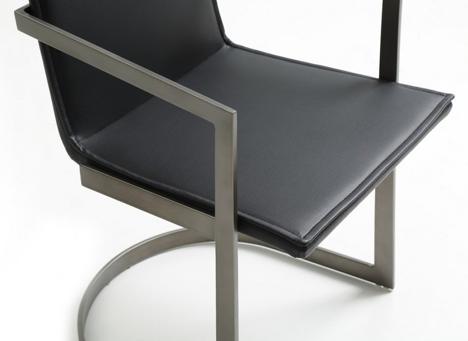 VIG Furniture - Modrest Jago Modern Black Dining Chair (Set of 2) - VGVCB825A-BLK - GreatFurnitureDeal
