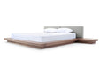 VIG Furniture - Modrest Opal Modern Walnut & Grey Platform Bed - VGVCBD855-WALGRY - GreatFurnitureDeal