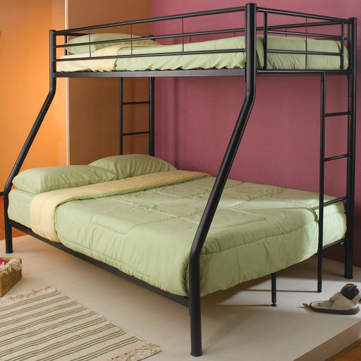 Coaster Furniture - Denley Silver Metal Twin/Full Bunk Bed - 460062