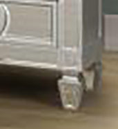 GFD Home - Symphony 5 Pc Queen Bed Silver - GreatFurnitureDeal