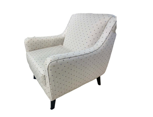 Southern Home Furnishings - Loxley Coconut Accent Chair in Grey - 240 Eccentrical Sterling - GreatFurnitureDeal