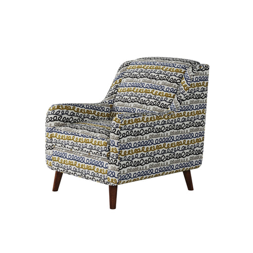 Southern Home Furnishings - Harmer Platinum Accent Chair in Multi - 240 Jabared Mystic - GreatFurnitureDeal