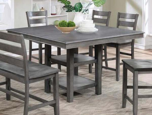 Myco Furniture - Barry Counter Height Pub Table in Gray - BA166-PT - GreatFurnitureDeal