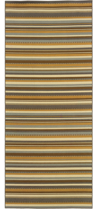 Oriental Weavers - Bali Grey/ Gold Area Rug - 1001J
