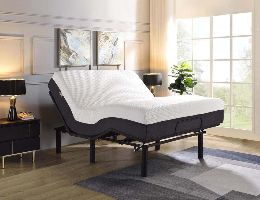 Myco Furniture - Atwood Adjustable King Bed Base in Black-Gray - BASE-K