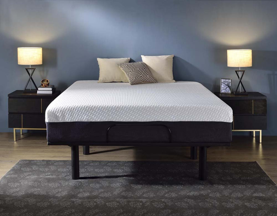 Myco Furniture - Atwood Adjustable King Bed Base in Black-Gray - BASE-K