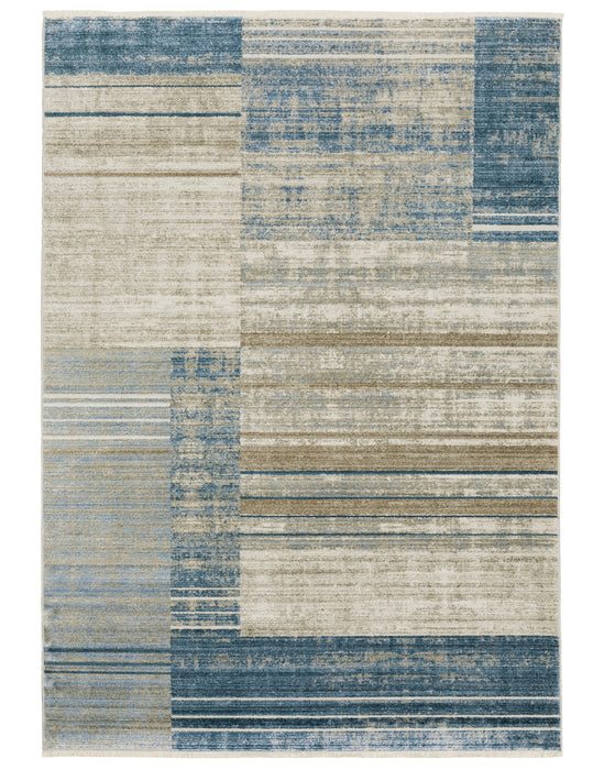 Oriental Weavers - Bauer Blue/ Beige Area Rug - 090B2