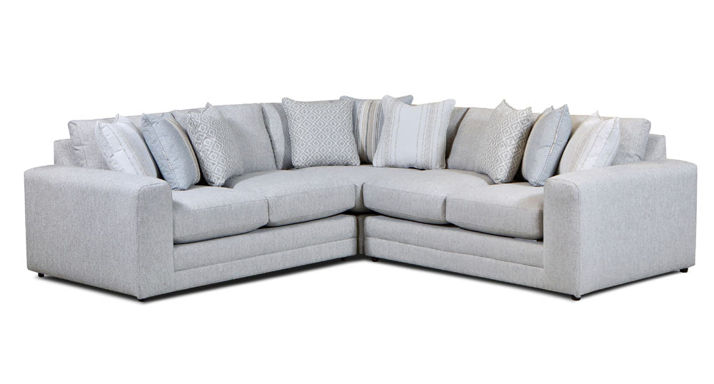 Southern Home Furnishings - Limelight Sectional in Mineral - 7003 21L, 15, 21R Limelight Mineral - GreatFurnitureDeal