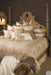 AICO Furniture - Luxembourg Queen Bedding Set - AIC-BCS-QS12-LUXEMB-CRM - GreatFurnitureDeal