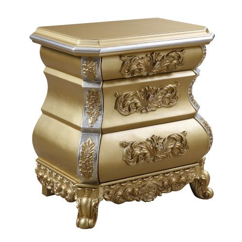 Acme Furniture - Seville Nightstand in Gold - BD00452 - GreatFurnitureDeal