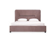 VIG Furniture - Modrest Duke Modern Grey Velvet & Black Gun Chrome Bed - VGVCBD1903-GRY - GreatFurnitureDeal