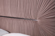VIG Furniture - Modrest Duke Modern Grey Velvet & Black Gun Chrome Bed - VGVCBD1903-GRY - GreatFurnitureDeal