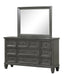 GFD Home - Hamilton Queen 4 Piece Storage Bedroom Set in Gray made with Engineered Wood - GreatFurnitureDeal