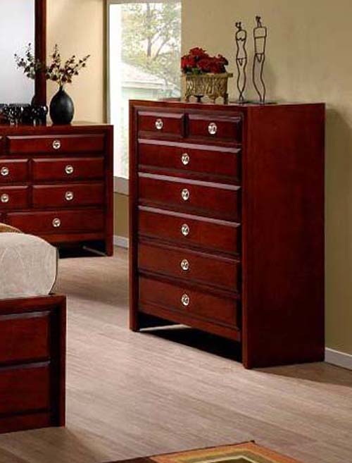 Myco Furniture - Beverley Chest in Cherry - BE100CH - GreatFurnitureDeal