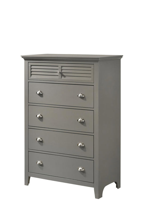 Myco Furniture - Bessey Chest in Gray - BE730-CH