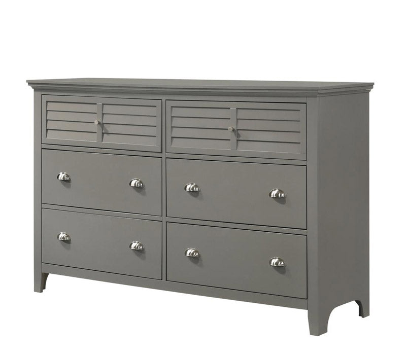 Myco Furniture - Bessey Dresser in Gray - BE730-DR