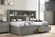 Myco Furniture - Bessey 5 Piece Full Storage Bedroom Set in Gray - BE730-F-5SET - GreatFurnitureDeal