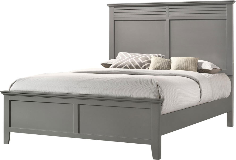 Myco Furniture - Bessey Eastern King Bed in Gray - BE730-K