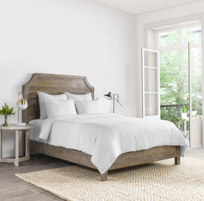 Classic Home Furniture - Jayson White Linen Cashmere 3pc King Duvet Set - BEDD338K - GreatFurnitureDeal