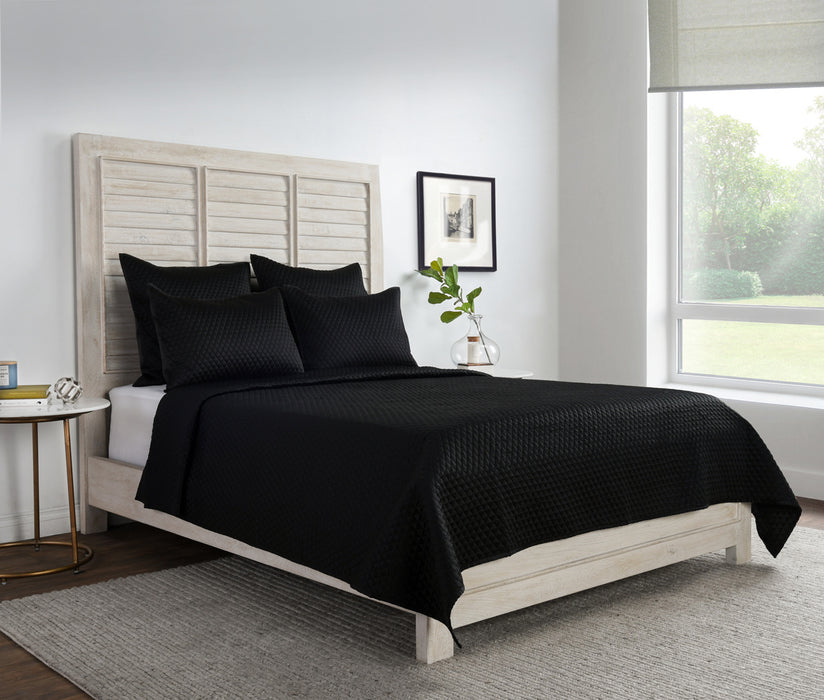 Classic Home Furniture - Diamond Onyx 4pc King Quilt Set - BEDQ410K