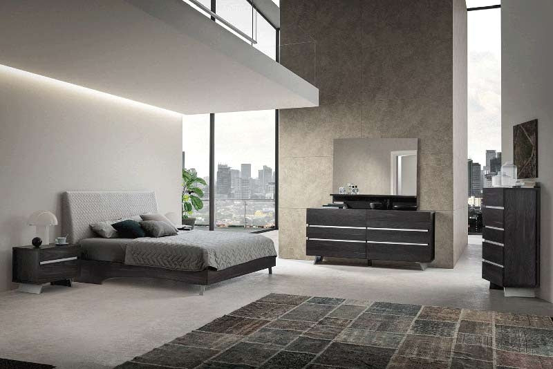 ESF Furniture - New Star 5 Piece Eastern King Bedroom Set - NewStar-KS-5SET - GreatFurnitureDeal