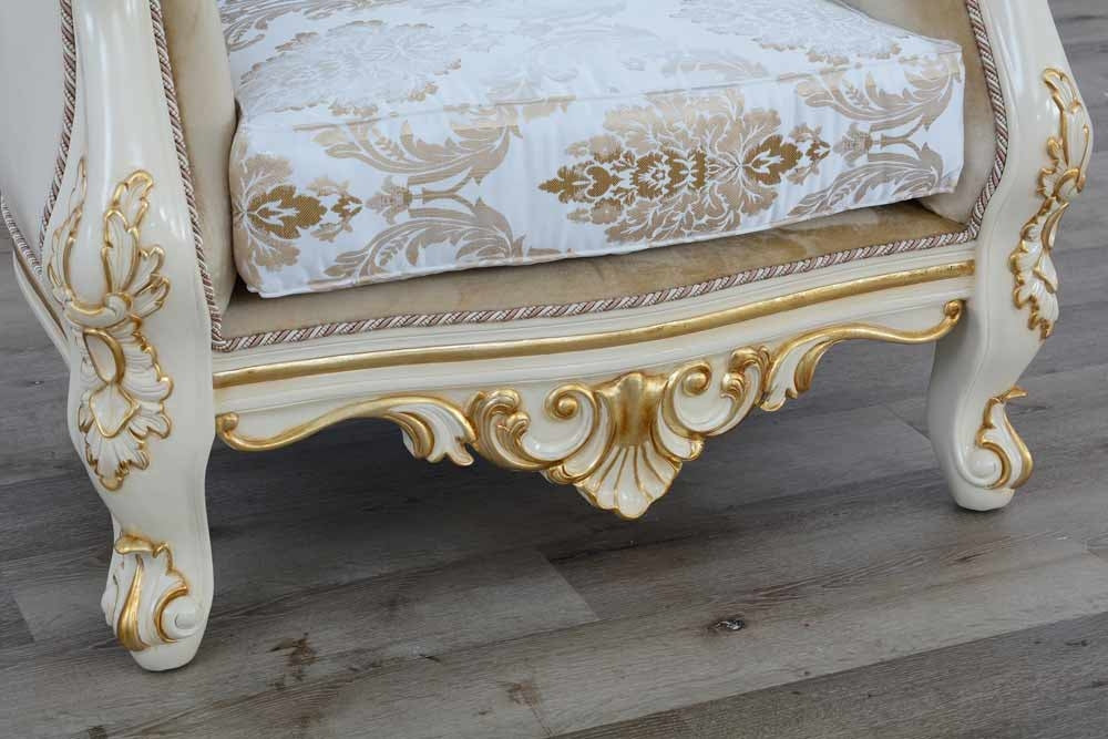 European Furniture - Bellagio Luxury Chair - Bottom View