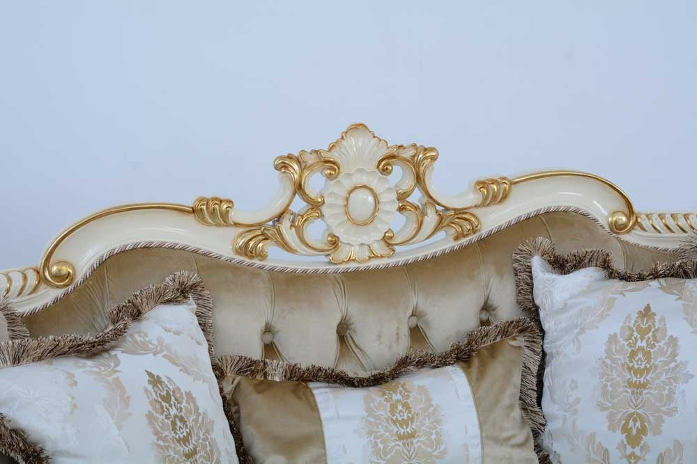 European Furniture - Bellagio Luxury Loveseat - Top View