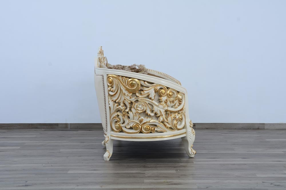 European Furniture - Bellagio 2 Piece Luxury Sofa Set - 30017-SL - GreatFurnitureDeal