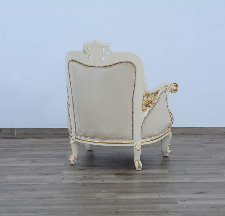 European Furniture - Bellagio Luxury Chair - 30017-C - Back View