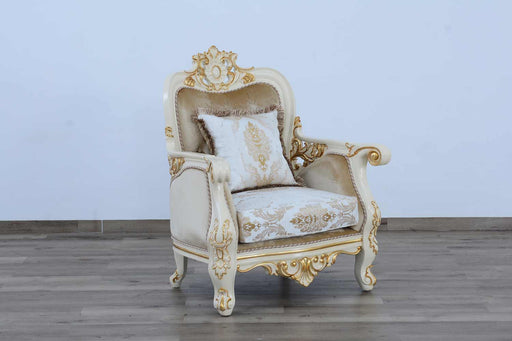 European Furniture - Bellagio 3 Piece Living Room Set in Beige - EF-30017-3SET - GreatFurnitureDeal