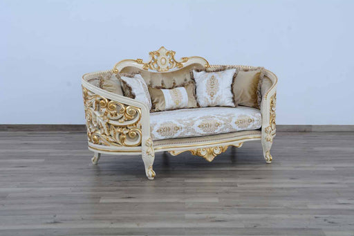 European Furniture - Bellagio 2 Piece Living Room Set in Beige - EF-30017-2SET - GreatFurnitureDeal
