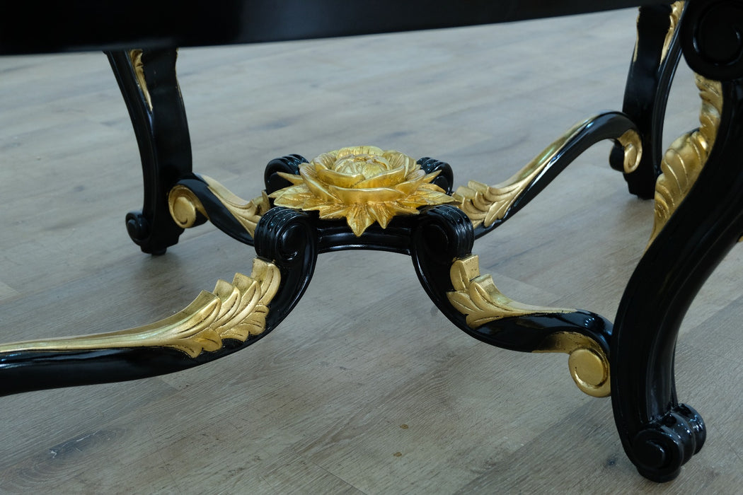 European Furniture - Bellagio III Coffee table in Black-Gold - 30019-CT