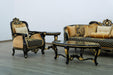 European Furniture - Bellagio III 2 Piece Living Room Set in Black-Gold - 30019-2SET - GreatFurnitureDeal