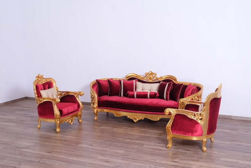 European Furniture - Bellagio II 2 Piece Luxury Sofa Set - 30015-SC - GreatFurnitureDeal