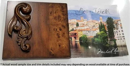 AICO Furniture - Bella Veneto Collection Wood Sample - GreatFurnitureDeal