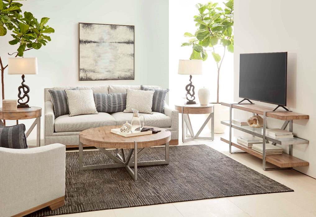 ART Furniture - Passage Sofa - Media Console Table in Natural Oak - 287377-2302 - GreatFurnitureDeal