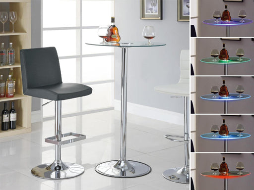 Coaster Furniture - Black 36" LED Bar Table - 122400 - GreatFurnitureDeal