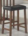 Coaster Furniture - Black 3 Piece Counter Height Dining Set - 130004